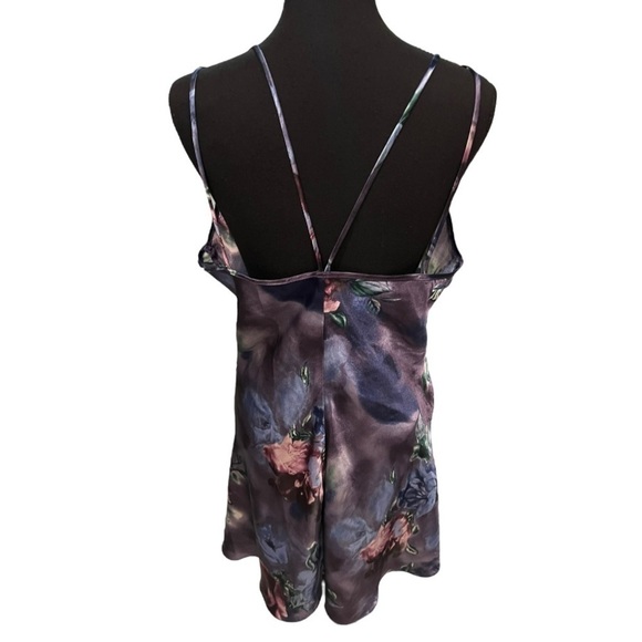 Angelique Vintage Floral Nighty Purple Large - Picture 3 of 9